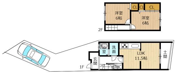 京都市右京区常盤一ノ井町の中古一戸建て