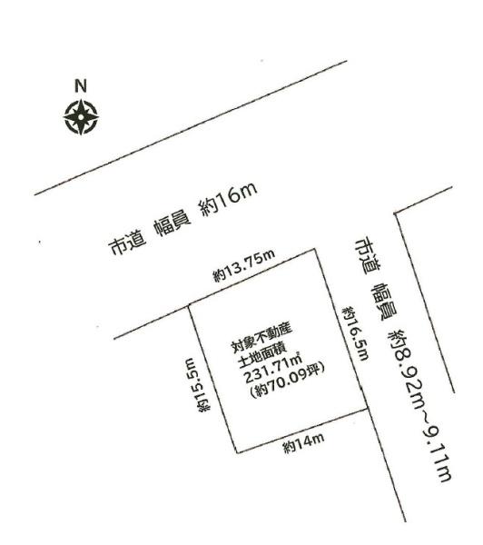 名古屋市天白区平針南１丁目の土地