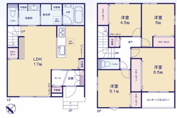 三好丘旭３期　２号地【新築分譲住宅】