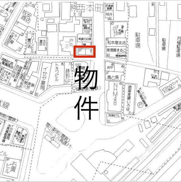 豊川市西本町　古家付売地