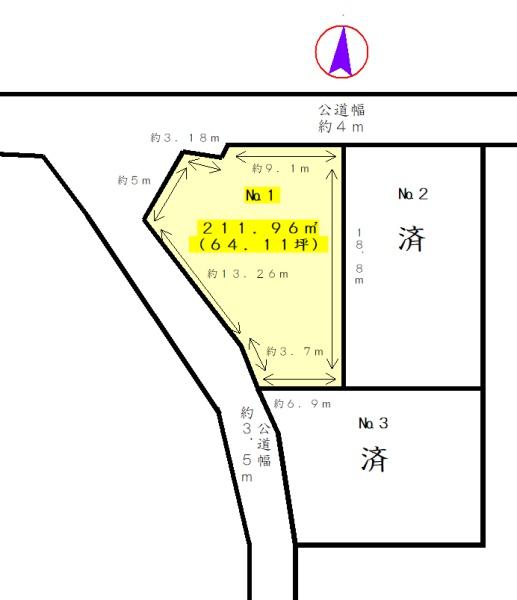 センチュリー２１浜松不動産販売　三島町の分譲地