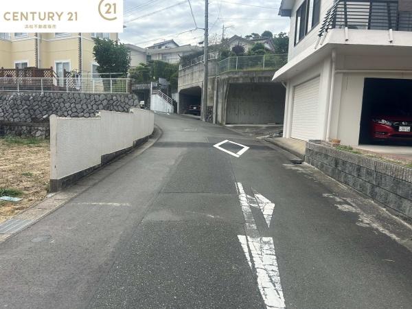 浜松市中央区富塚町の土地(前面道路含む現地写真)