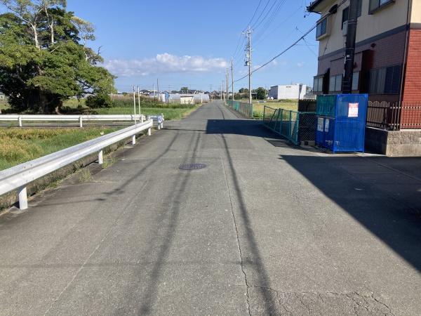 浜松市中央区西島町の土地(前面道路含む現地写真)
