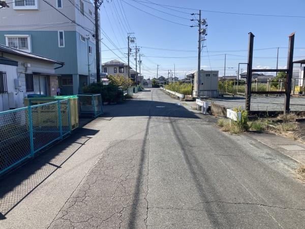 浜松市中央区西島町の土地(前面道路含む現地写真)