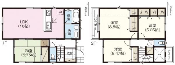 堺市西区浜寺諏訪森町西４丁の新築一戸建