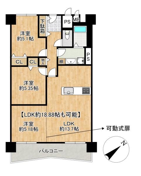 泉北若松台AB住宅　壱号棟
