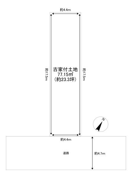 堺市東区中茶屋の売土地