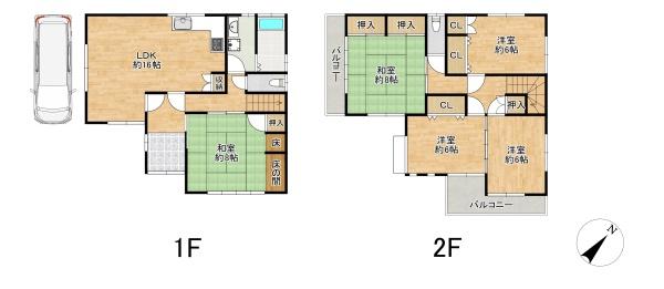 堺市美原区北余部の中古一戸建