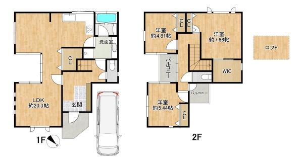堺市東区大美野の中古一戸建て