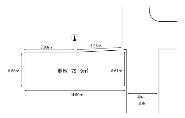 北区百舌鳥梅町1丁土地　（建築条件無し）
