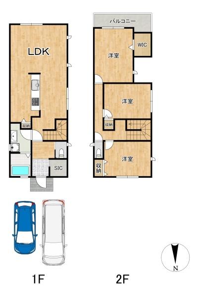 堺市北区北長尾町１丁の中古一戸建