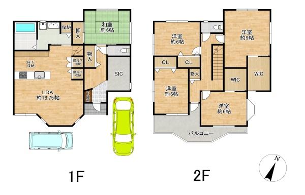 堺市東区北野田の中古一戸建