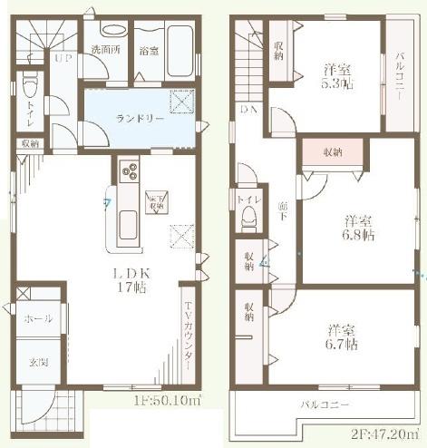 堺市中区福田の新築一戸建
