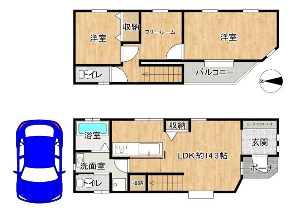 堺市西区草部の中古一戸建て