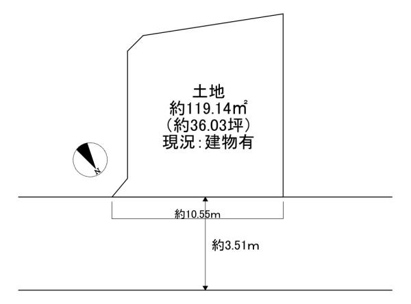 堺市西区上野芝町６丁の土地