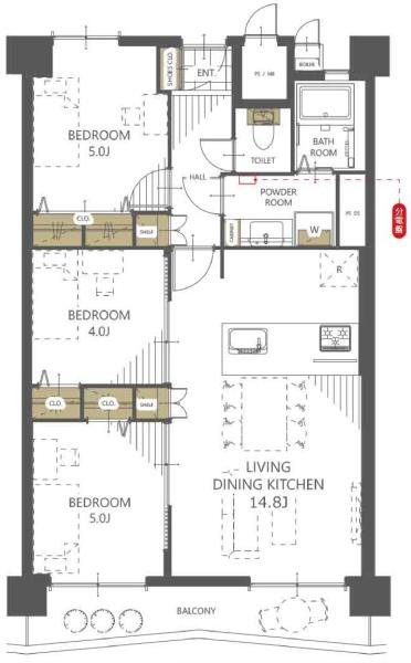 泉北若松台AB住宅１号棟