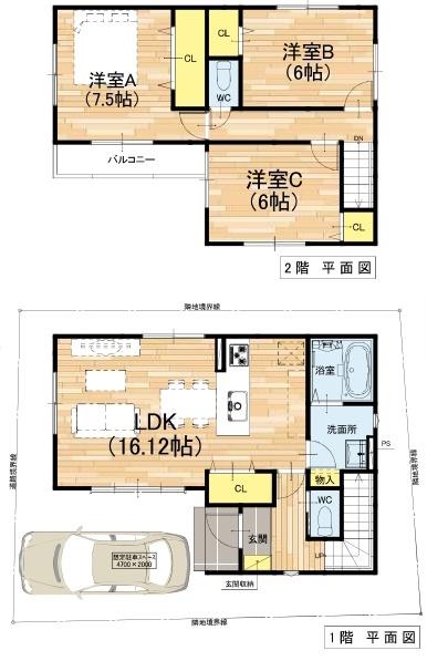 堺市東区日置荘西町６丁の新築一戸建