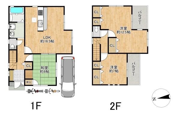 堺市堺区北庄町１丁の中古一戸建て