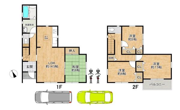堺市中区平井の中古一戸建て