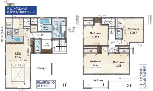 堺市東区北野田の新築一戸建