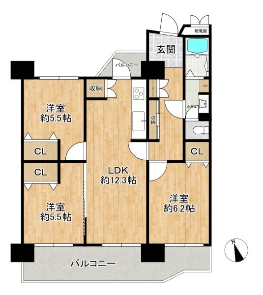 陵南住宅1号棟