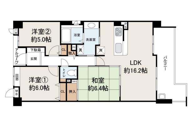 ローレルコート上野芝町四丁