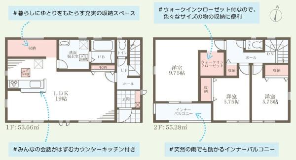 堺市北区南花田町の新築一戸建
