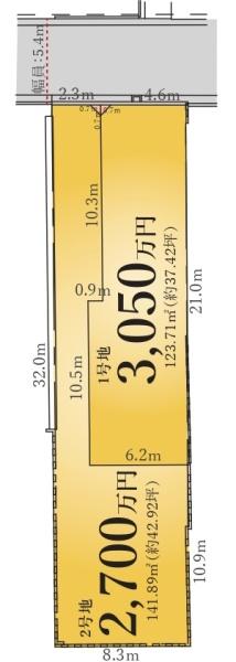 堺市堺区宿屋町東2丁の土地(間取り)