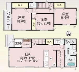 高石市羽衣5丁目の新築一戸建(間取り)
