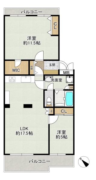 寺門和気団地2号棟