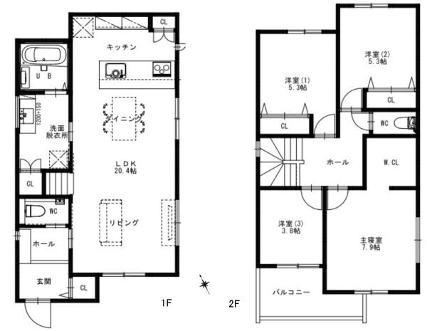 堺市西区上野芝町７丁の新築一戸建