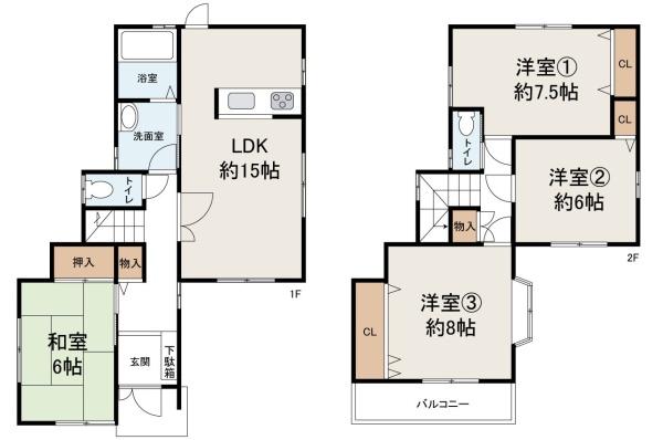 堺市西区上の中古一戸建