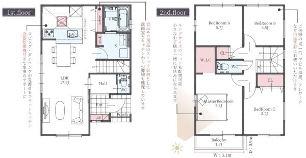 堺市中区深井北町の新築一戸建