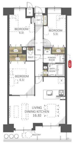 ファミールハイツ上野芝２番館
