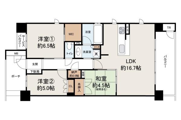 グランクラッセ上野芝向ヶ丘