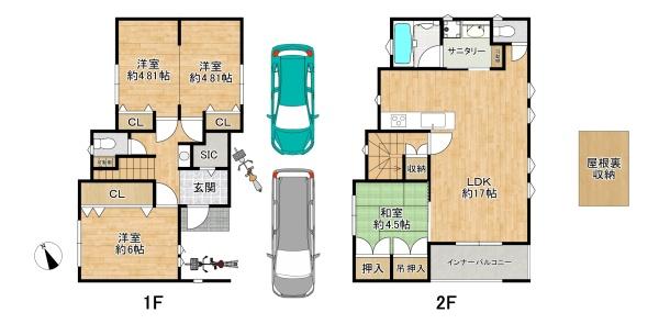 堺市西区鳳東町５丁の中古一戸建て