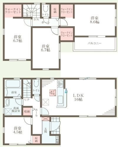堺市東区大美野の新築一戸建