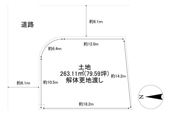 堺市南区新檜尾台４丁の土地