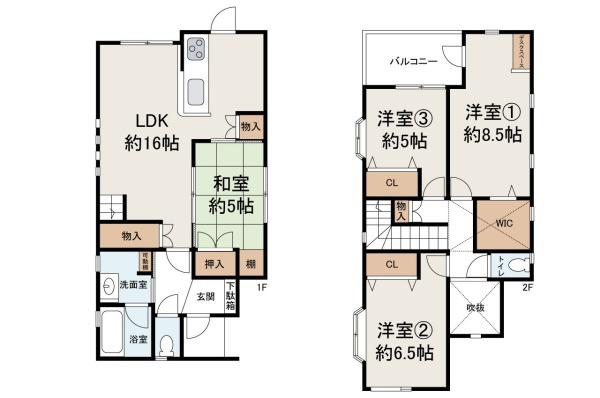 堺市南区三原台３丁の中古一戸建て