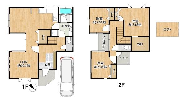 堺市東区大美野の中古一戸建
