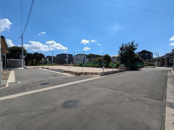 合志市野々島の土地(前面道路含む現地写真)
