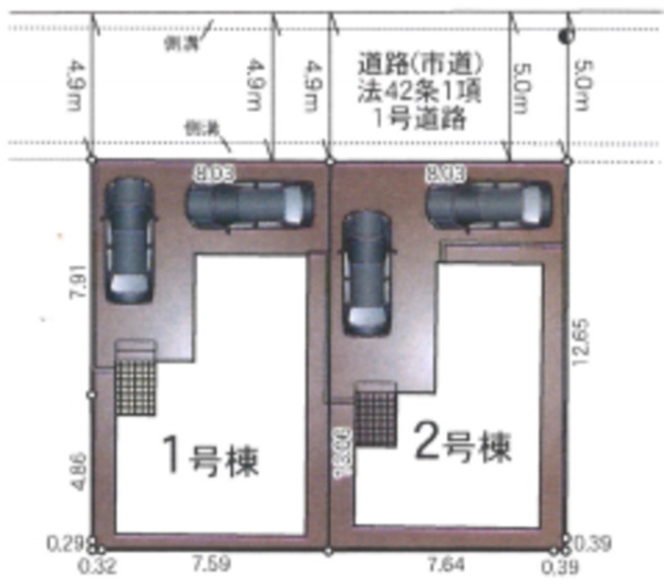 熊本市東区八反田第6(全体区画図)