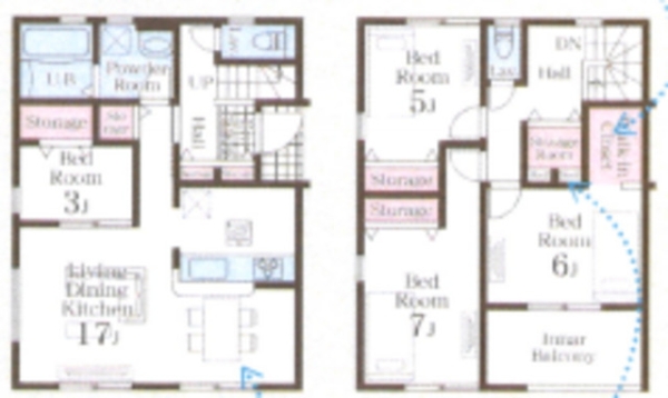 熊本市中央区帯山第十五(間取り)
