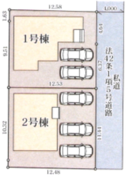 熊本市中央区帯山第十五(全体区画図)