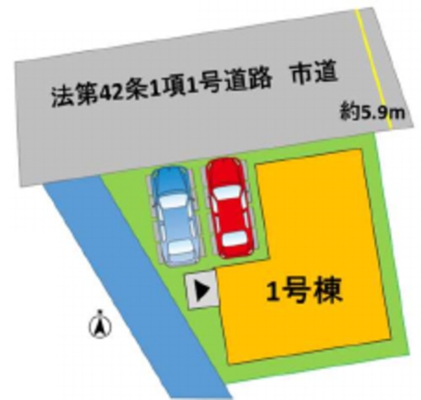 熊本市東区健軍3丁目2期(全体区画図)