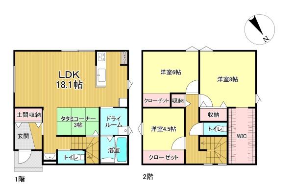 出雲市上塩冶町　新築戸建　8号