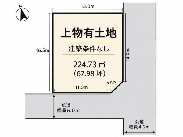 出雲市高岡町売り土地