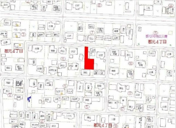 都城市郡元４丁目の土地