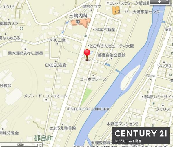 北西角地の住宅　明道小学校区になります
