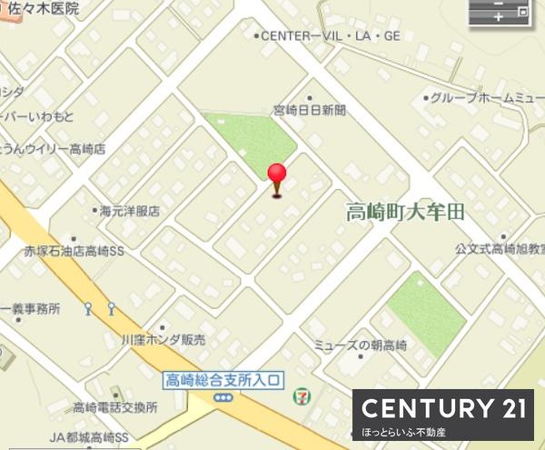 高台でで見晴らしがよい200坪弱の広々した土地です